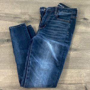 American Eagle Super High Rise Jegging 4 short